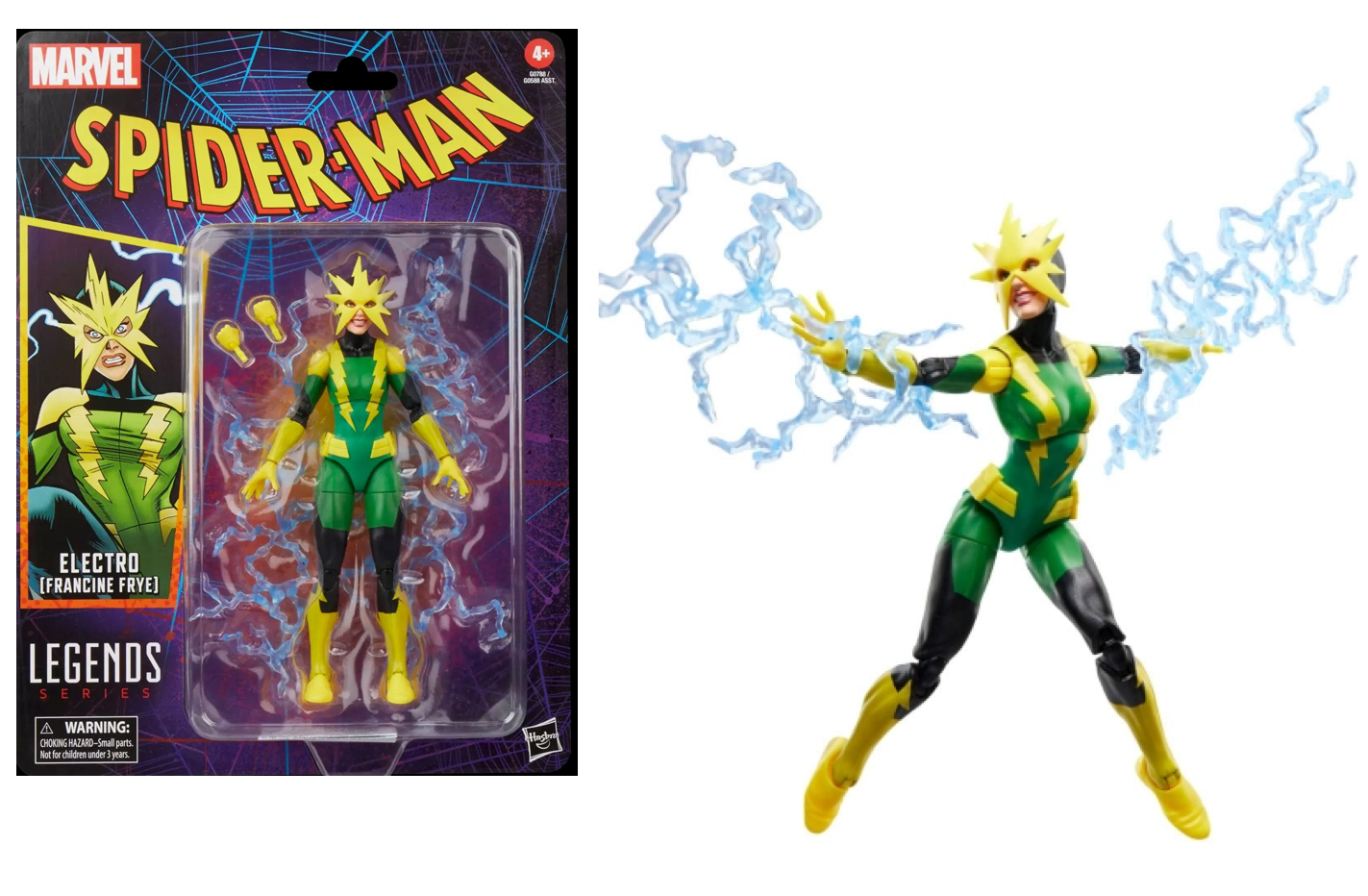 MARVEL - Electro (Francine Frye) Legends Series - Figurine 15 cm