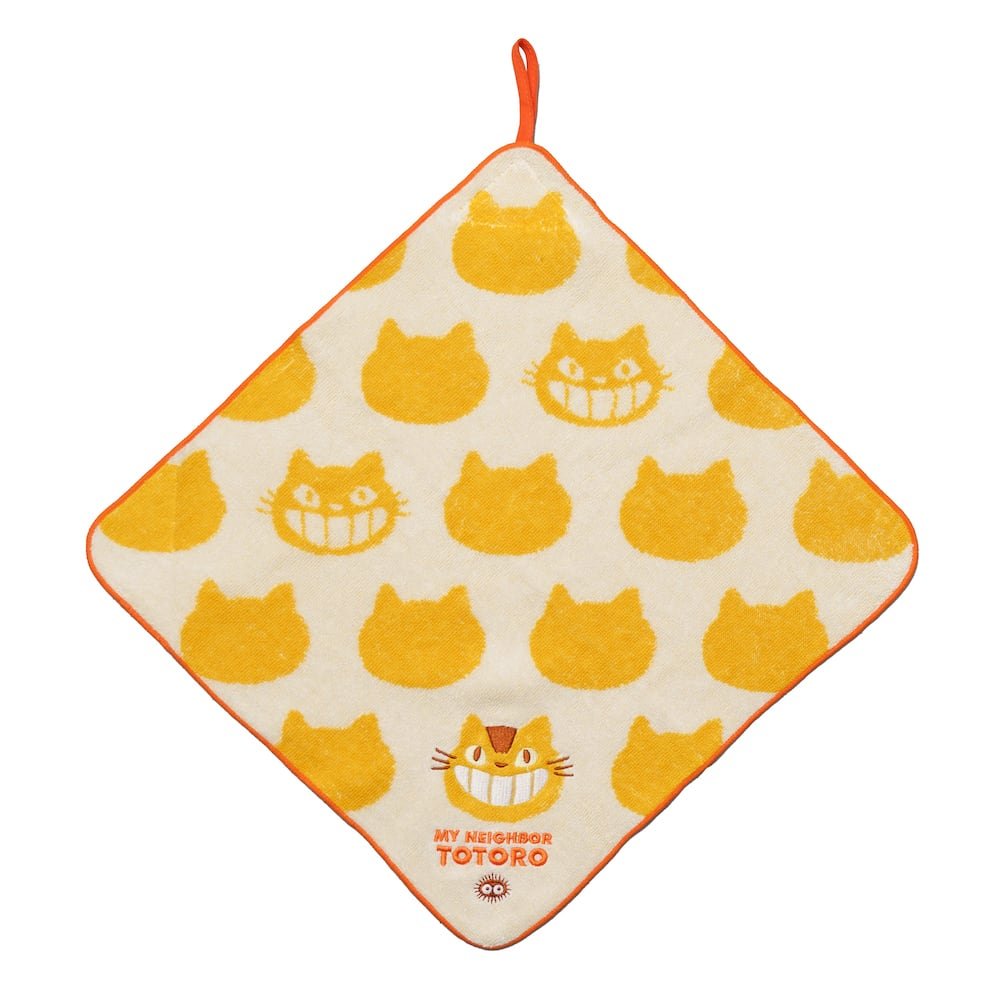 Serviette Ghibli MON VOISIN TOTORO Chatbus à passant 33x33cm
