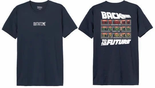 T-shirt Retour Vers Le Futur Outatime T Shirt Homme (M)