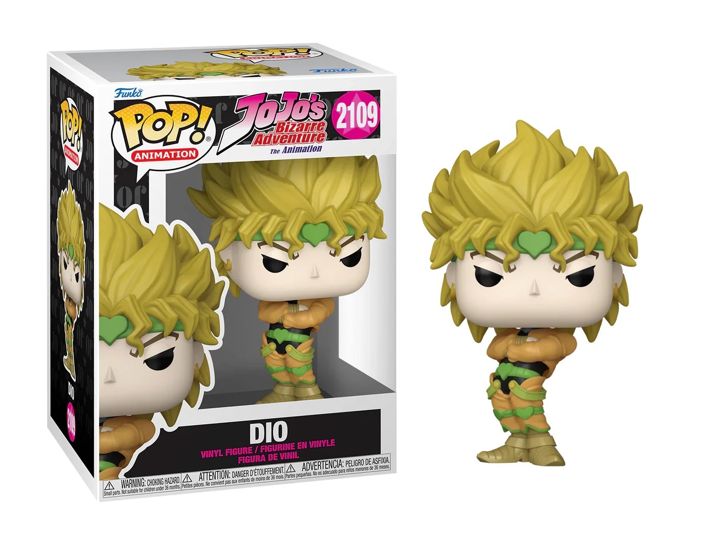 Pop Jojo'S Bizarre Adv. ADVENTURE Animation N° 2109 Dio