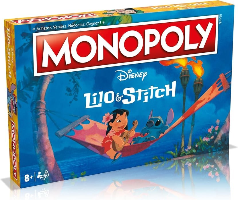 Jeu de société Disney MONOPOLY Lilo Stitch (FR) - Jeux de cartes & cartes à jouer