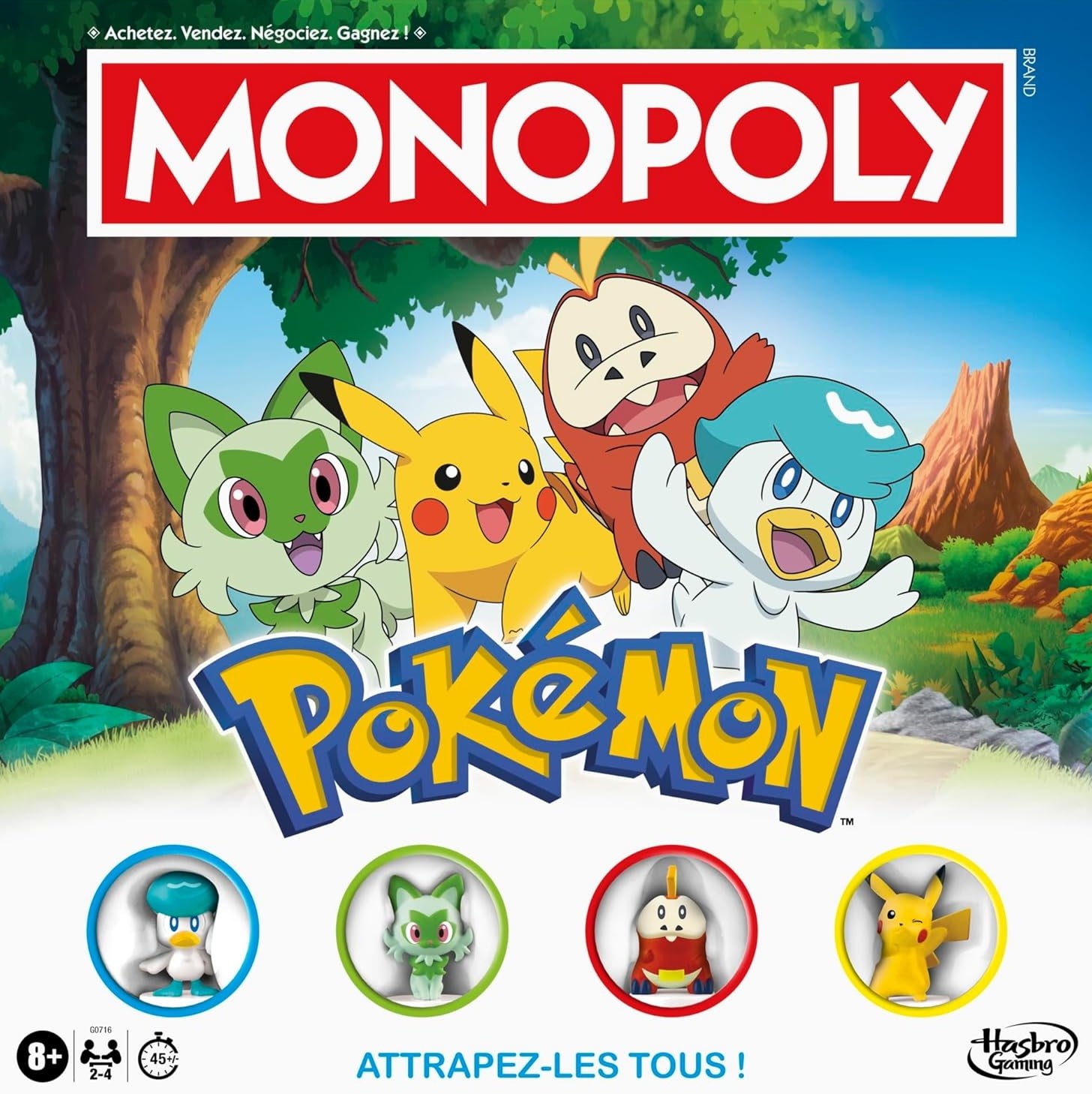 Jeu de société Pokémon MONOPOLY (FR)