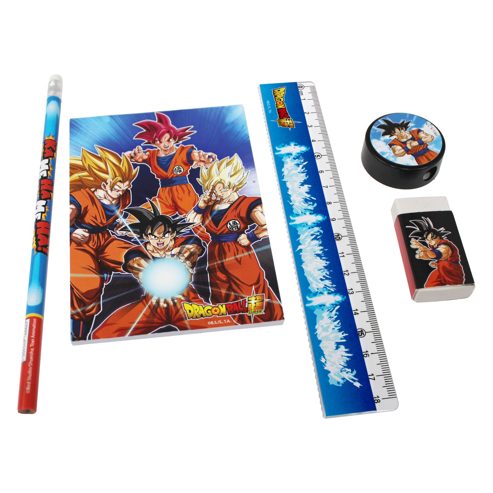 Papeterie Dragon Ball SUPER Set de 5pc.