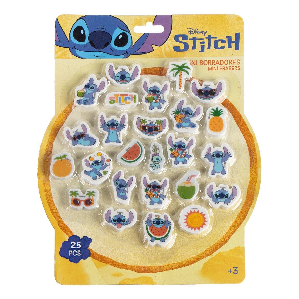 Papeterie Disney STITCH Summer Pack de 25 Gommes