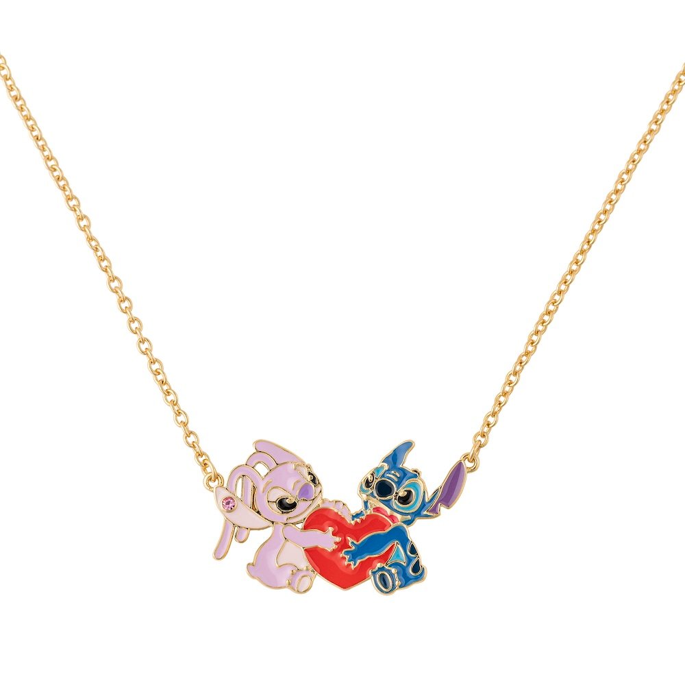 Bijou Disney STITCH ANGEL Love Collier avec Pendentif 18mm