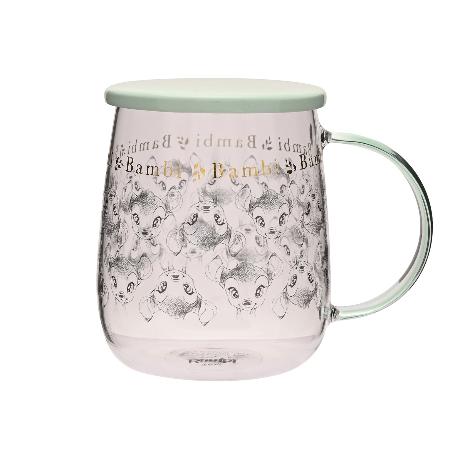 Verre Disney Bambi en avec Couvercle 540ml - Bambi