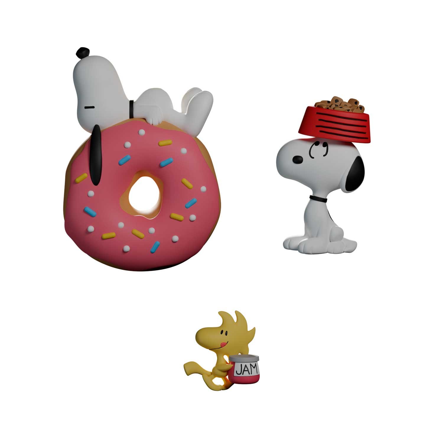 Magnet Snoopy Set de 3 Magnets