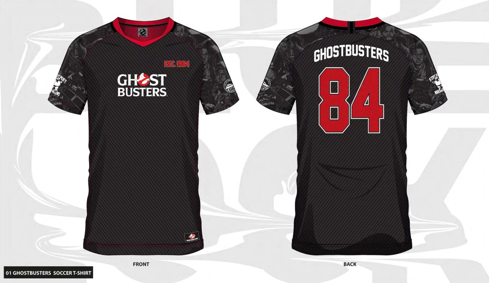 T-shirt Ghostbusters 84 Maillot de Foot Homme (XXL)