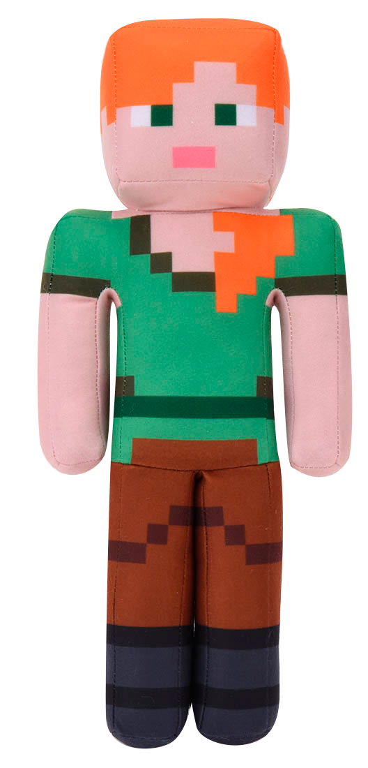 Peluche Minecraft Alex 30cm