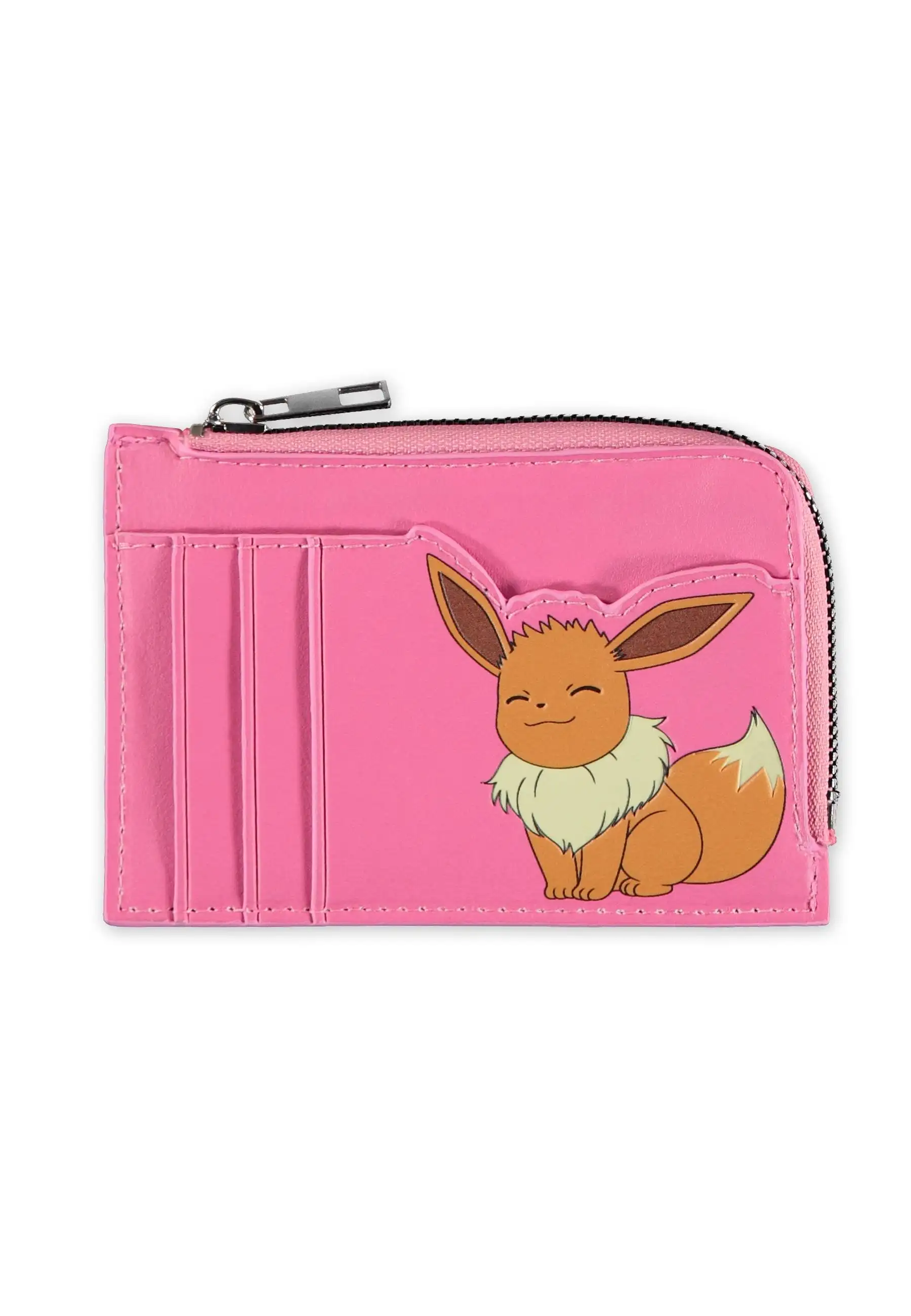 Portefeuille Pokémon Evoli Porte Cartes Rose