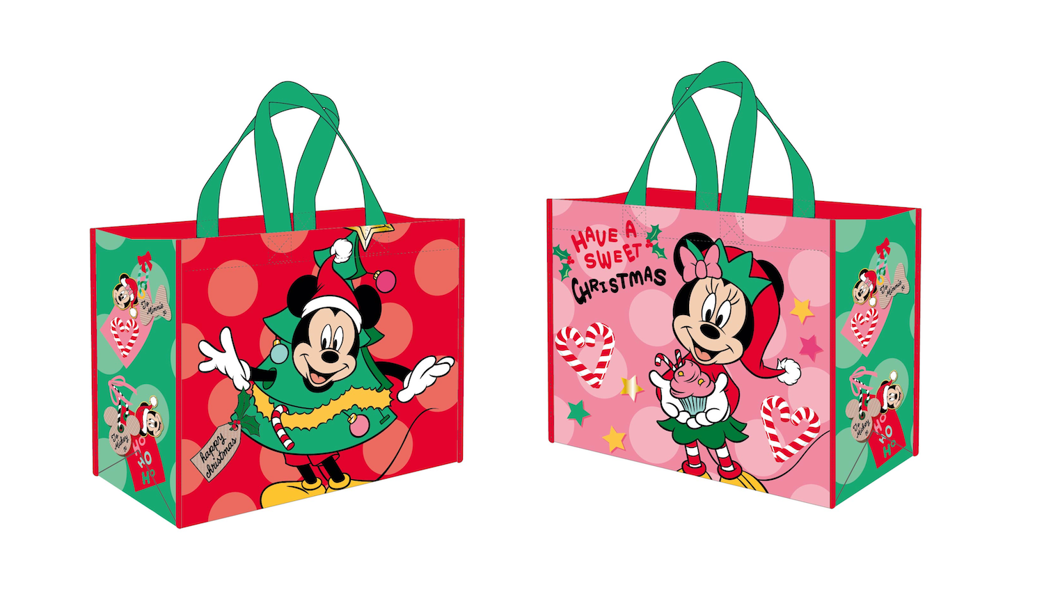 Sac Disney MINNIE MICKEY Noël Shopping Bag