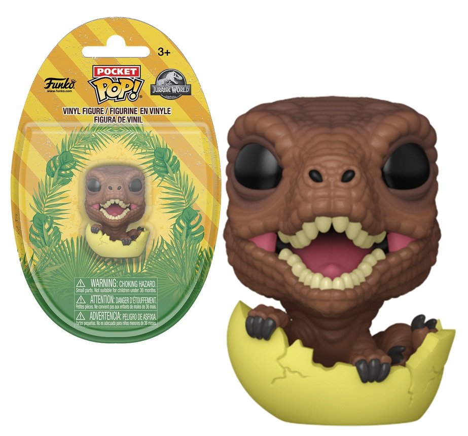 Porte-clés Jurassic Park SPRG Pocket Pop Egg Velociraptor