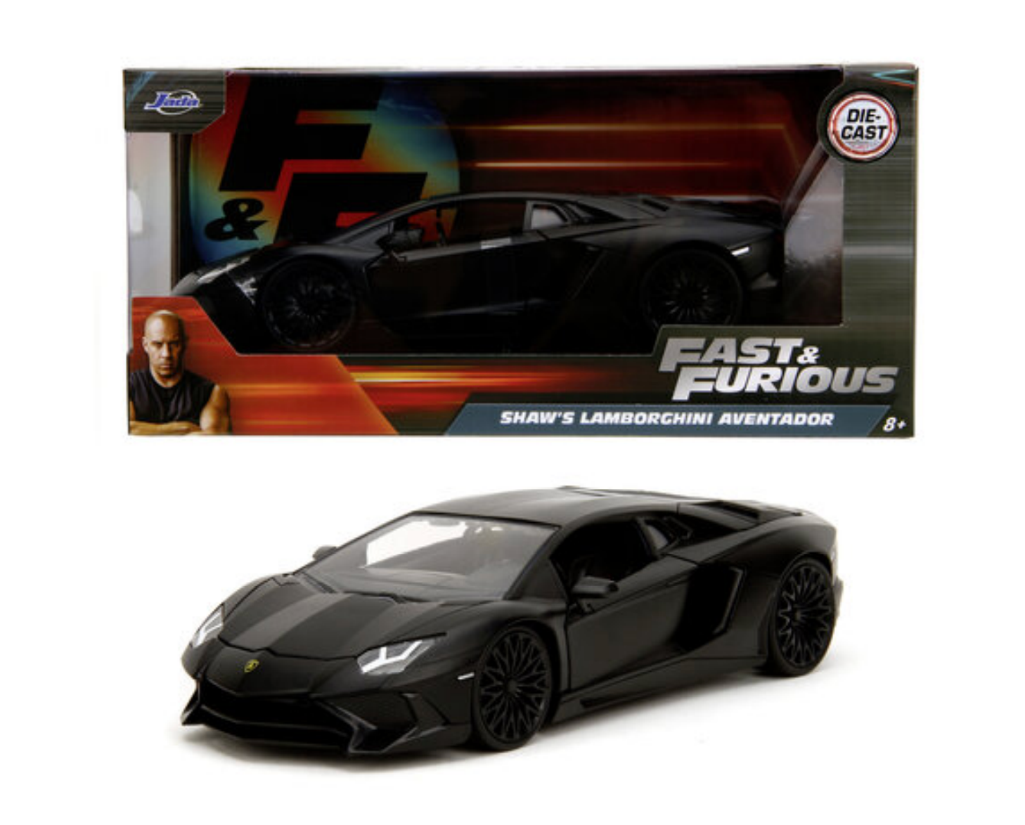 Figurine Fast & Furious Lamborghini Aventador de Shaw 1:24 - Fast & Furious