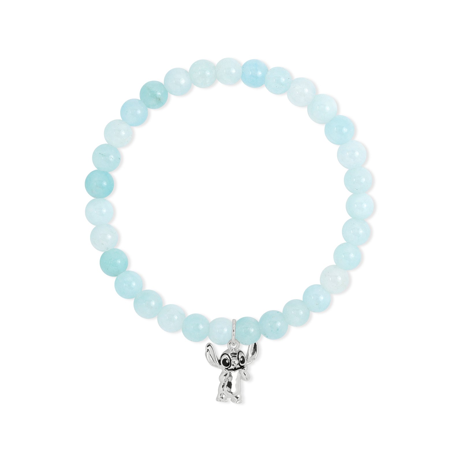 Bijou Disney STITCH Bracelet de Perles Bleues Pendentif