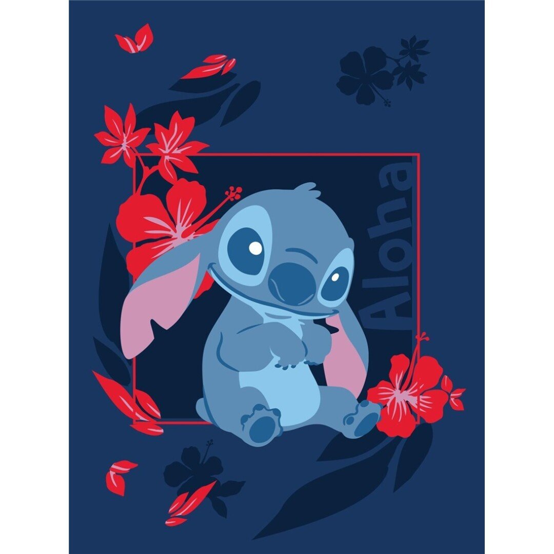 Couverture Disney LILO STITCH Flanelle 110x150cm "Aloha"