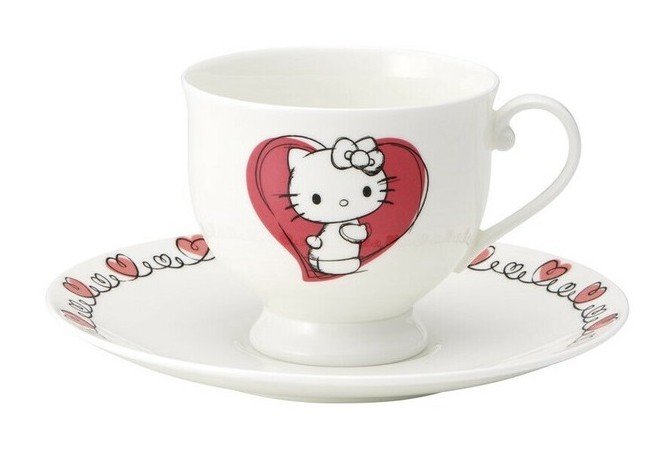 Mug Hello Kitty et sous "Bone China" 240ml
