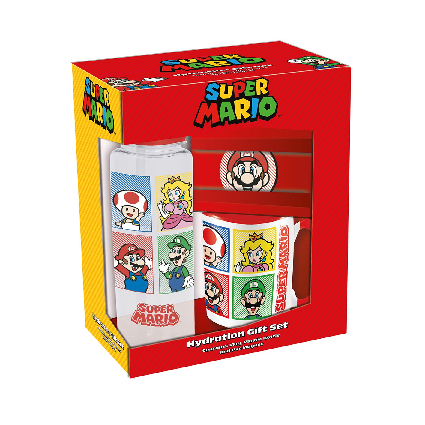 Coffret cadeau Nintendo SUPER MARIO 4 Couleurs Gift Set