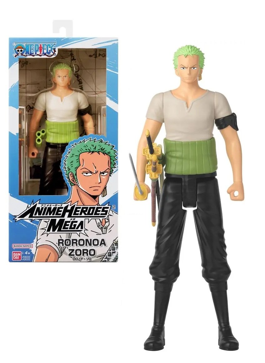 Figurine One Piece Zoro Anime Heroes Mega 30cm
