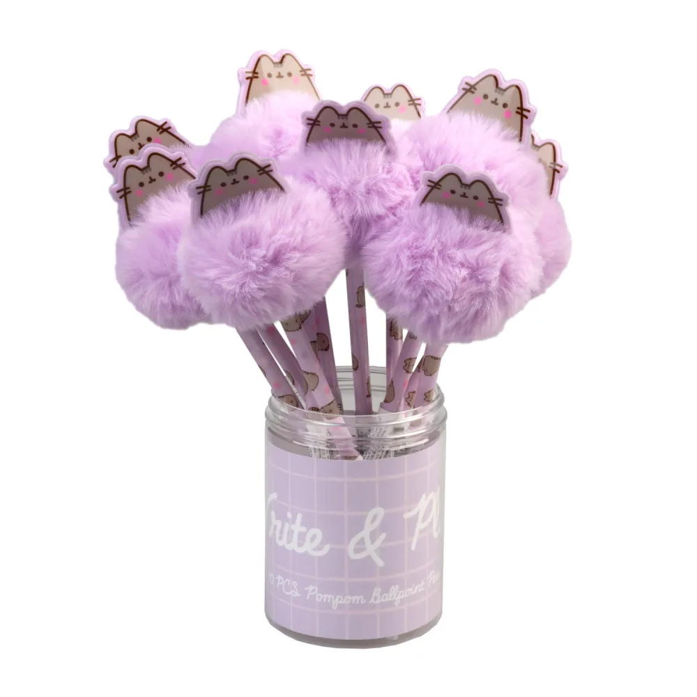 Papeterie Pusheen Boite de 10 s Bille Pompom