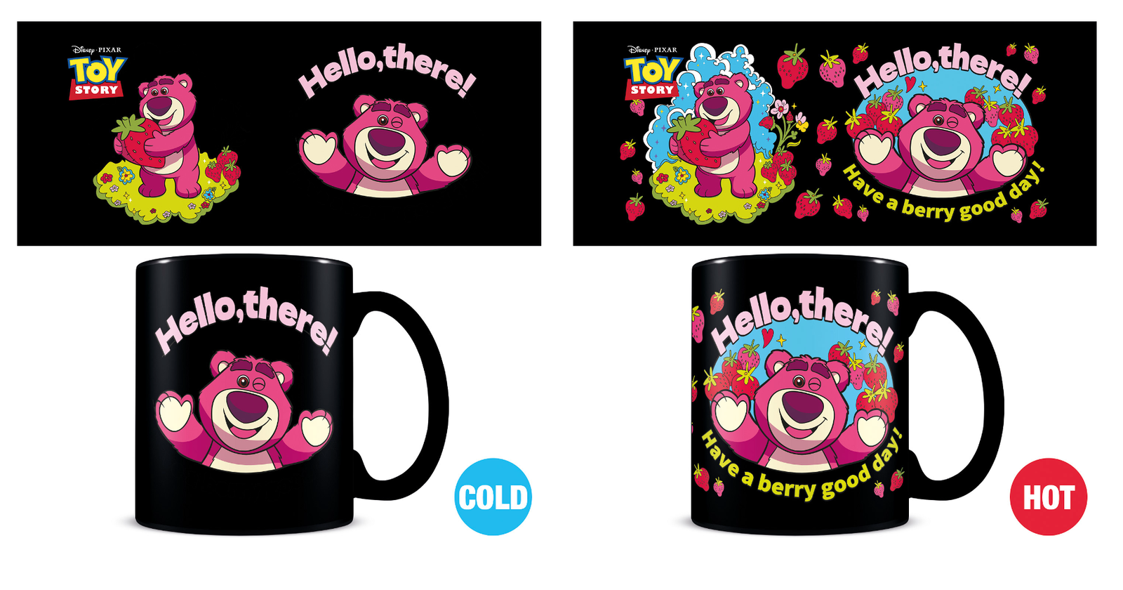 Mug Disney TOY STORY Lotso thermoréactif 315ml