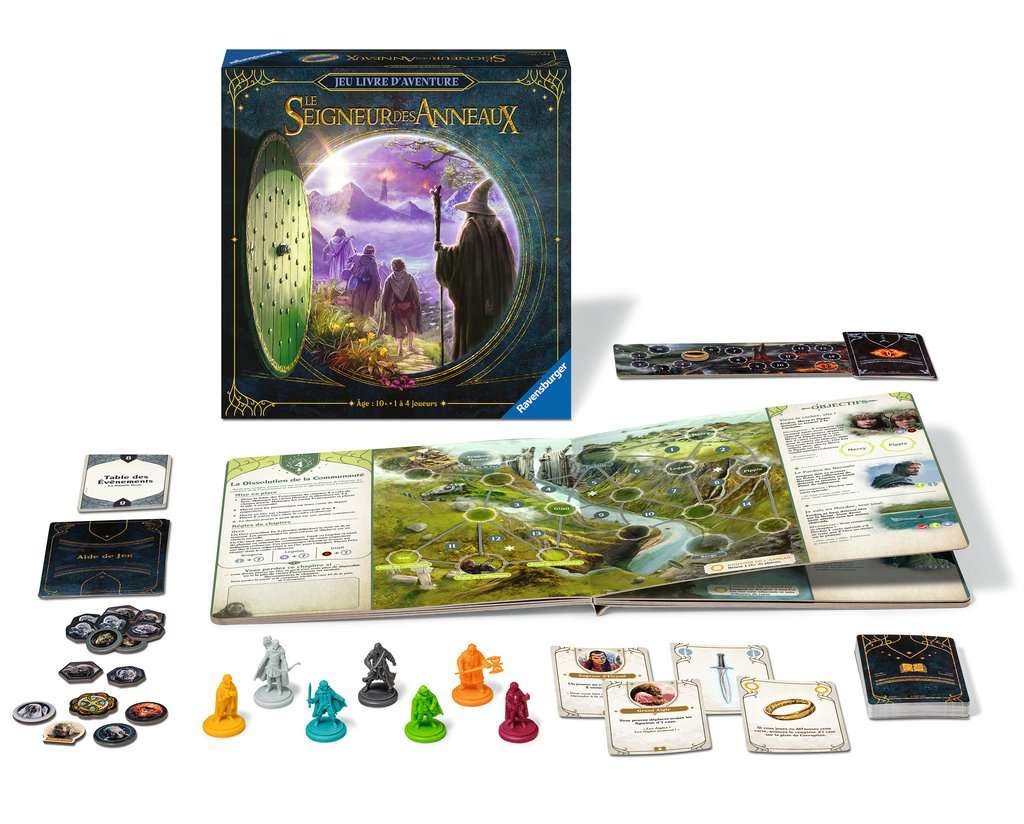 Jeu de société Le Seigneur Des Anneaux Livre d'aventure (Version FR)