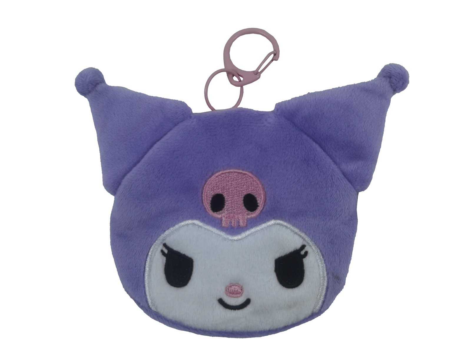 Portefeuille Hello Kitty KUROMI Head Purple Portemonnaie