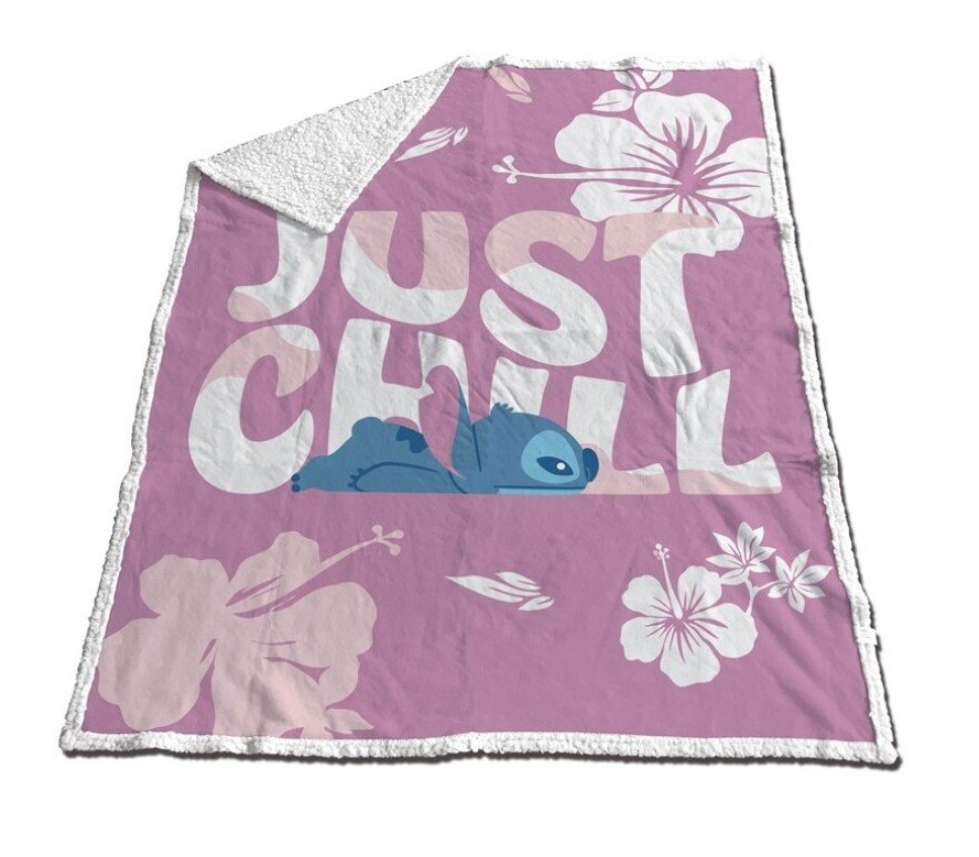 Couverture Disney LILO STITCH Just Chill Sherpa 130x170cm
