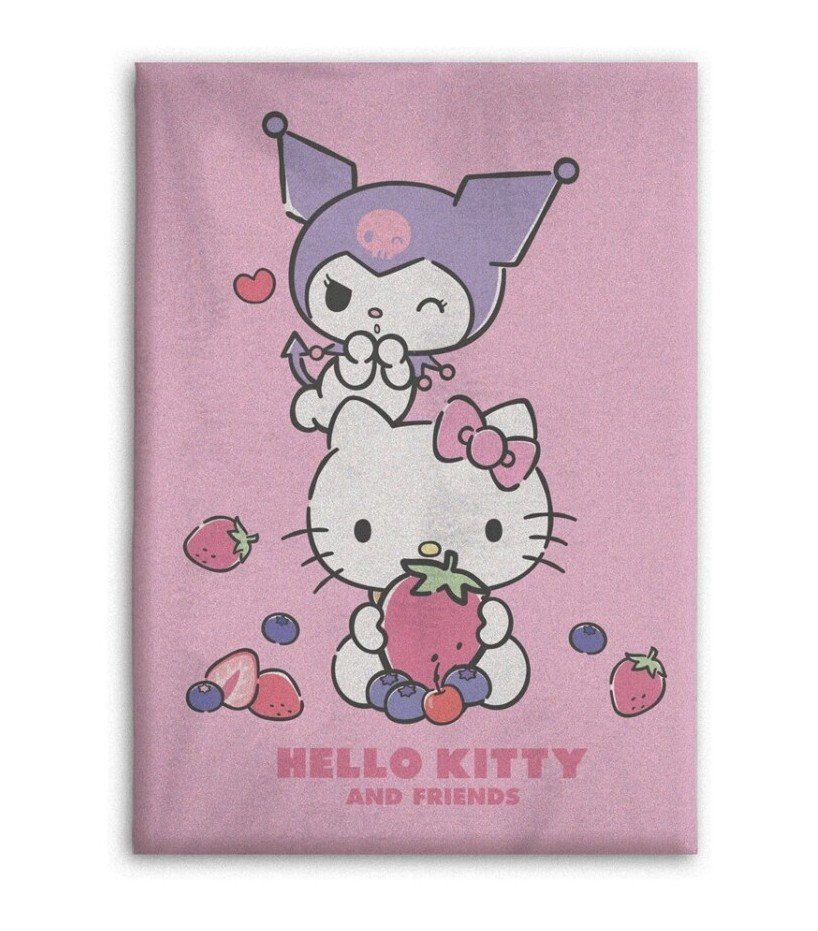 Couverture Hello Kitty and Friends Plaid en polaire 100x140cm
