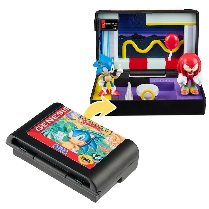 Figurine Sonic CONSOLE HEROES Mega Drive 3 Statuette 7cm