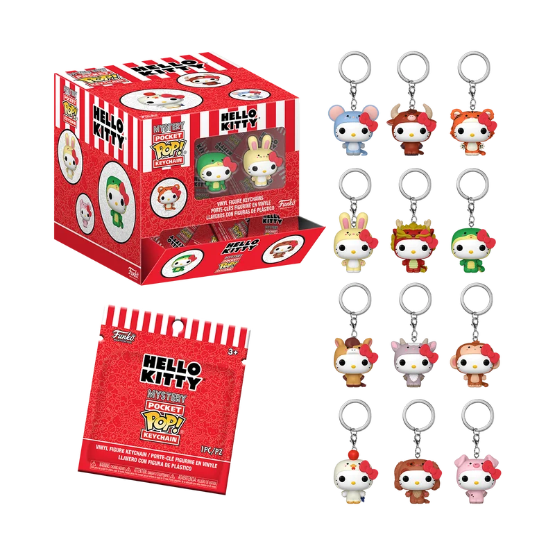 Mystery Mini Hello Kitty ANIMALS POP (BOX 12