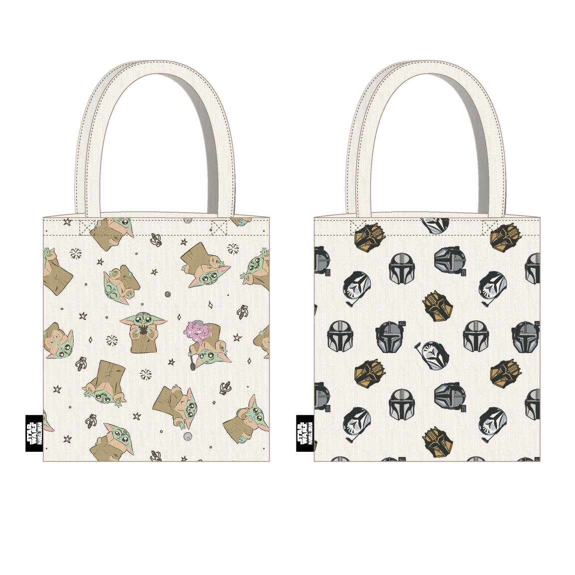 Sac Star Wars MANDALORIAN Set de 2 Tote Bags 36x39cm