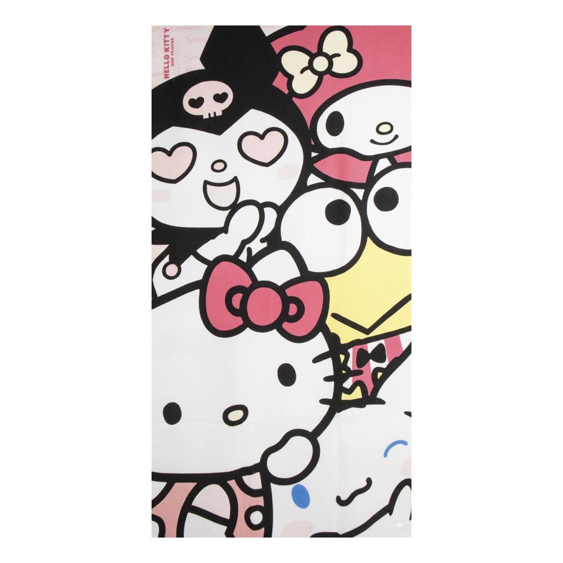 Serviette Hello Kitty Friends de Plage 70x140cm