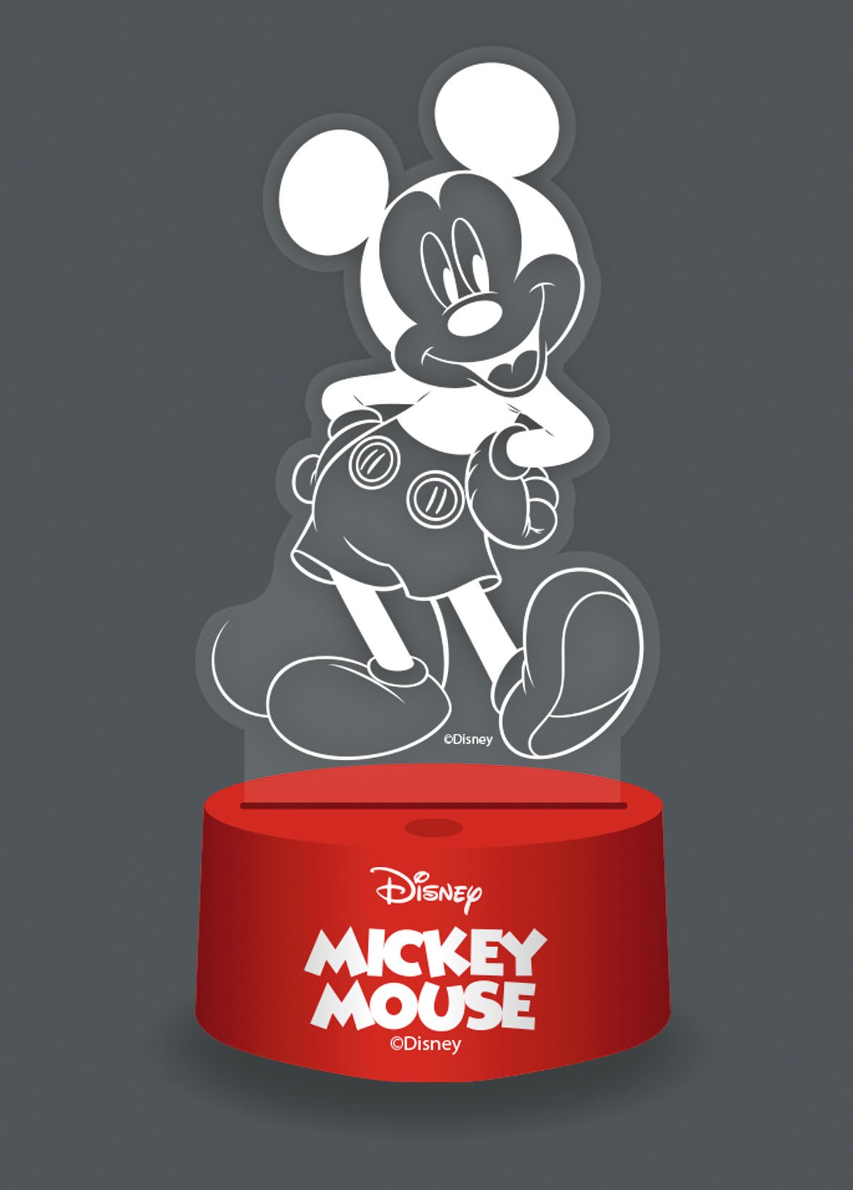 Lampe Disney MICKEY 3D RGB avec Télécommande