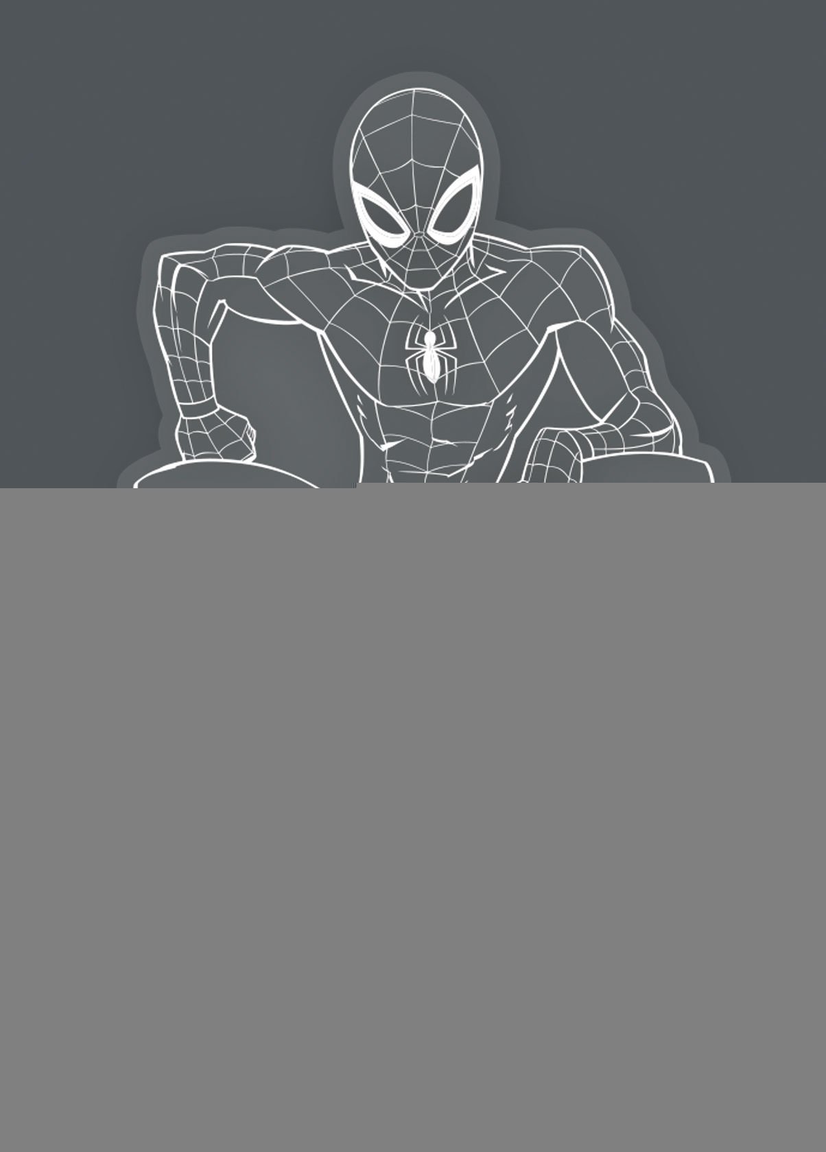 Lampe Marvel SPIDER MAN 3D RGB avec Télécommande
