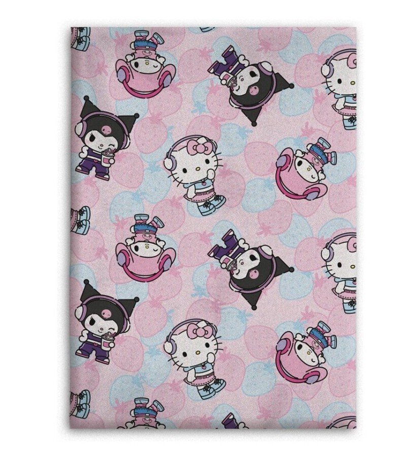 Couverture Hello Kitty Flanelle 110x150cm