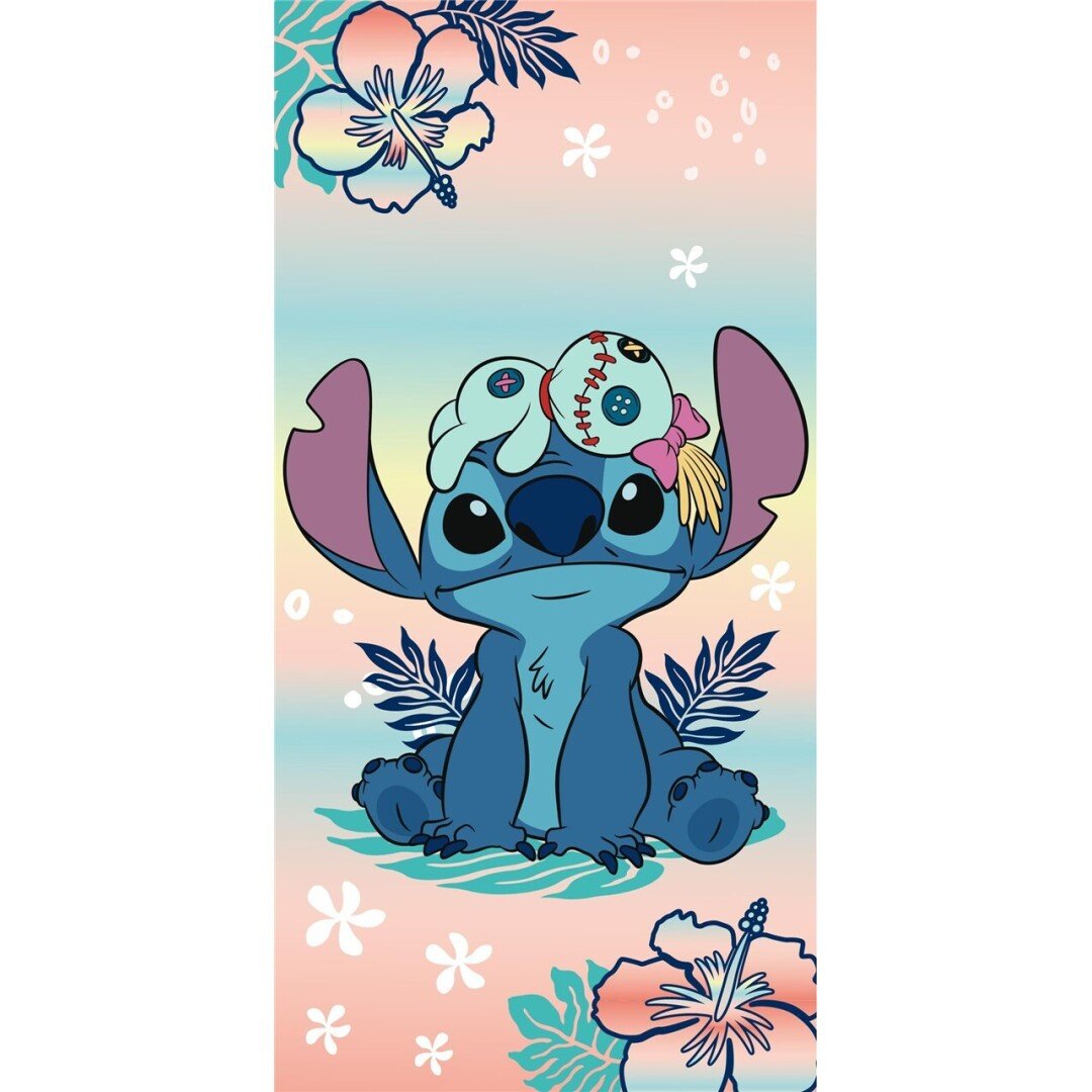 Serviette Disney LILO STITCH Scrump de Plage 70x140cm