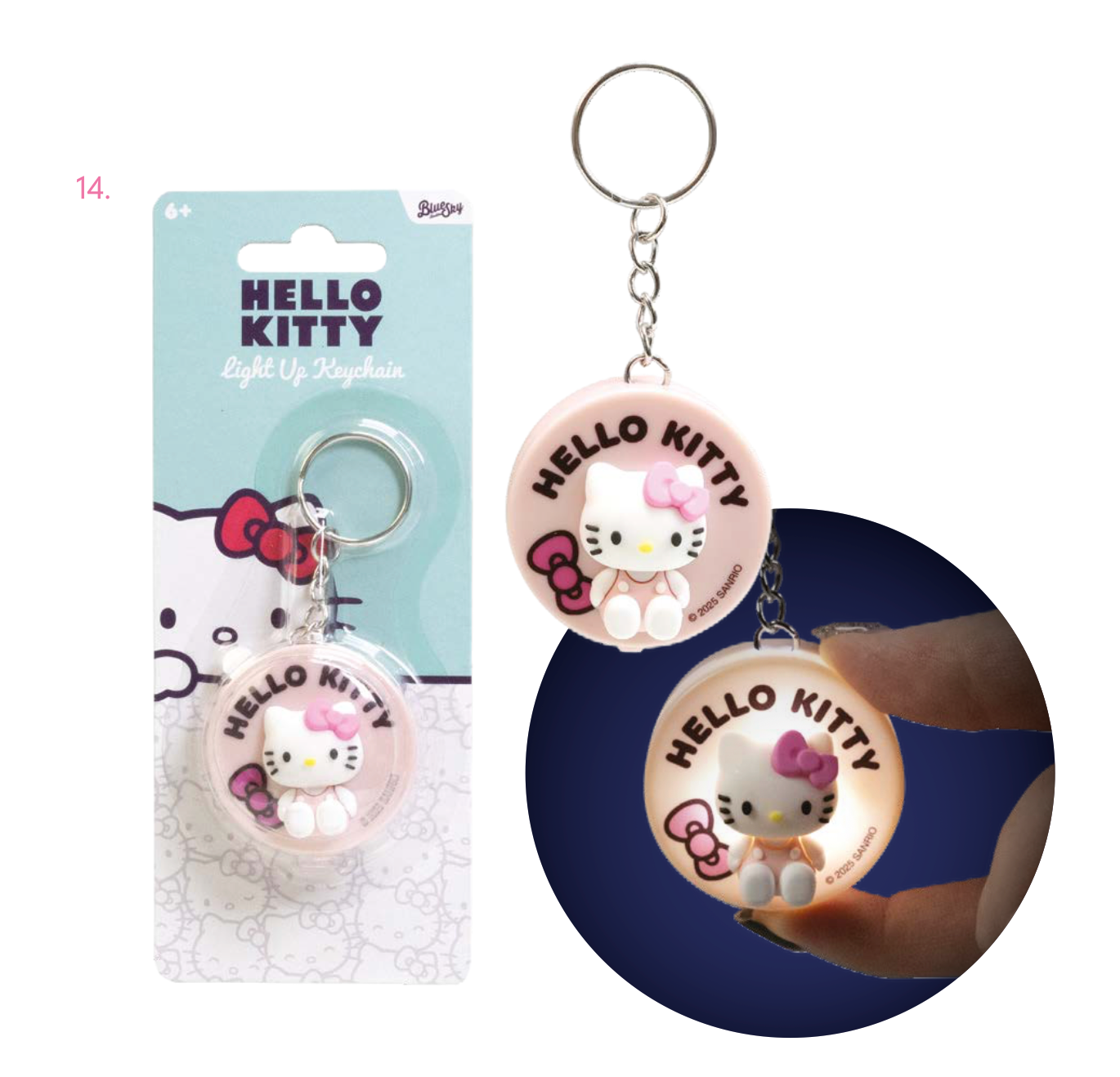 Porte-clés Hello Kitty Porte Clé Lumineux