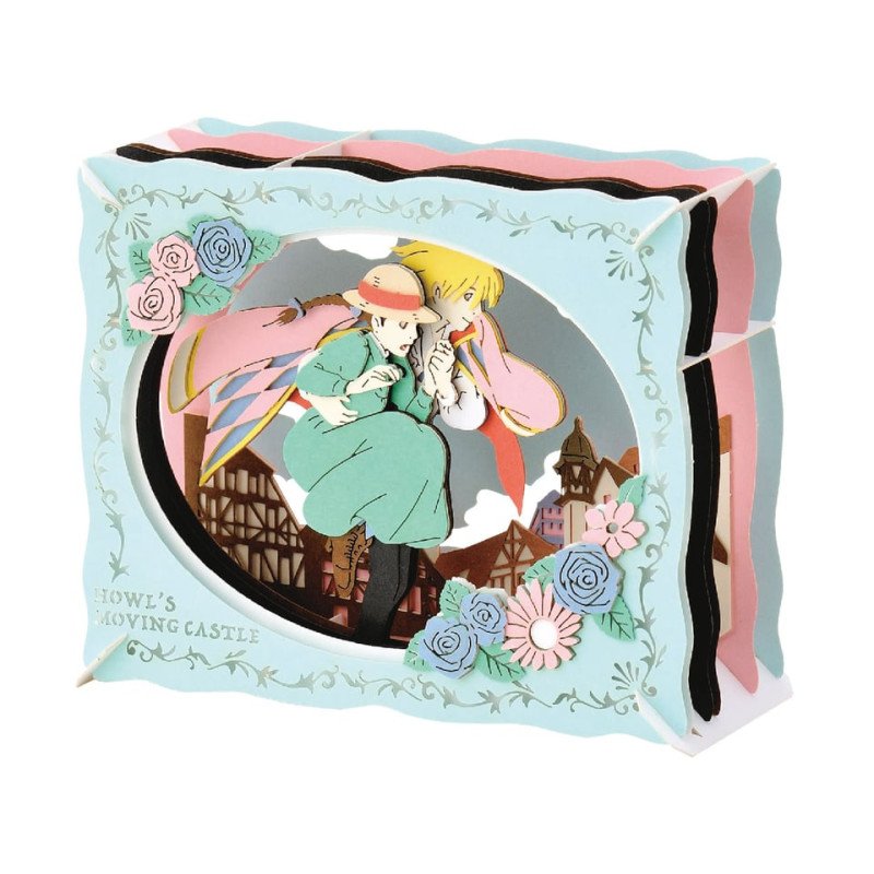 Puzzle Ghibli LE CHATEAU AMBULANT Hauru et Sophie Théâtre de papier - Le Château ambulant