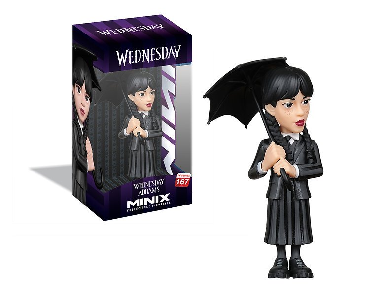 MERCREDI - Mercredy Addams avec Mini - Figurine 12 cm