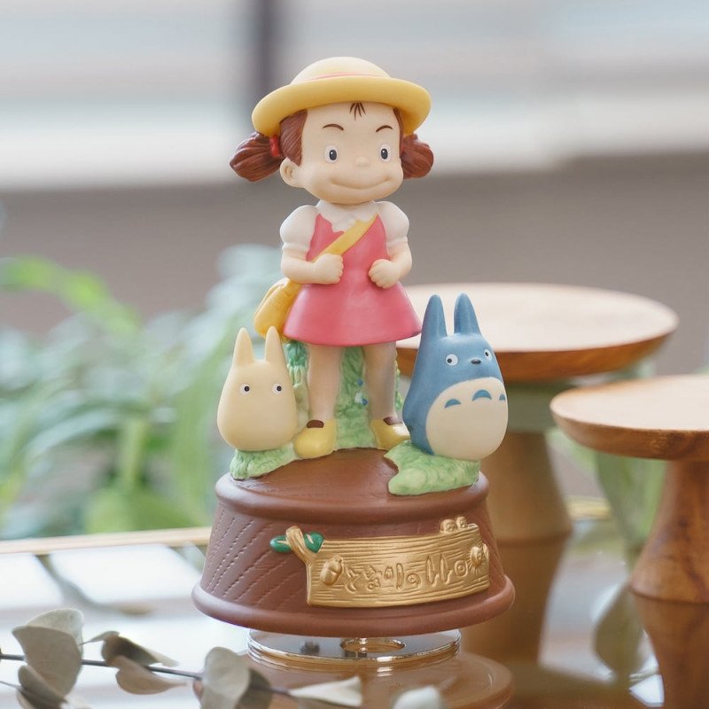 Décoration Ghibli MON VOISIN TOTORO Mei et ses totoros Boite Musicale - Décoration