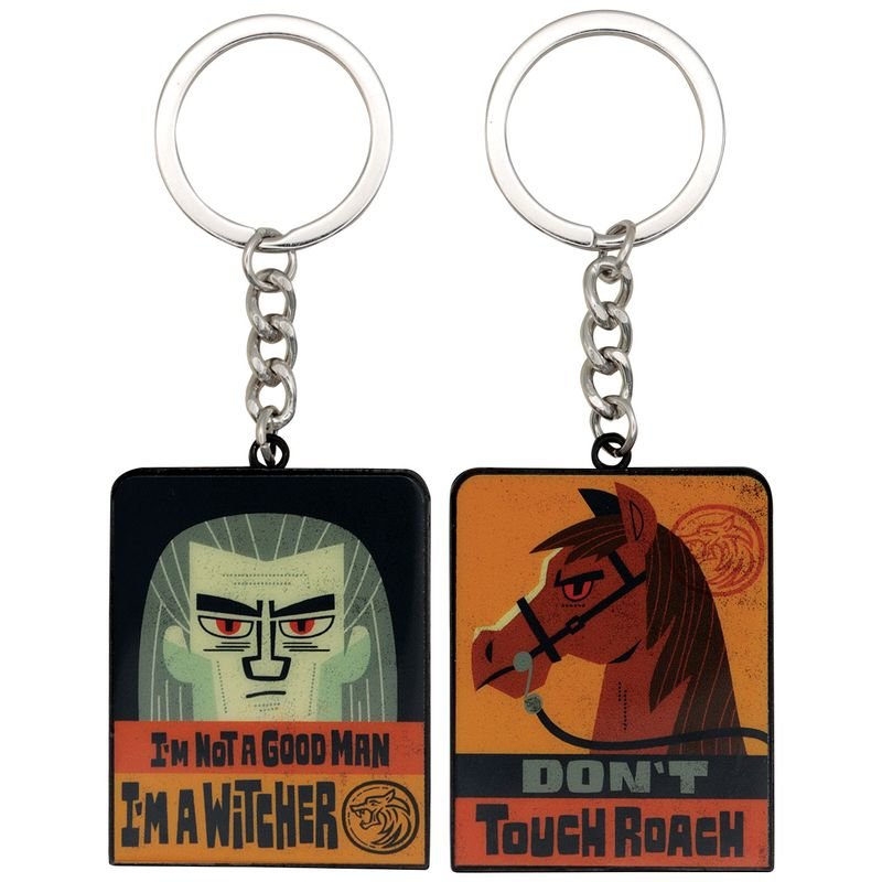 Porte-clés the Witcher and roach Porte clés Edition Limitée