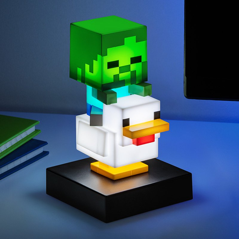 Lampe Minecraft Poule Chevauchée Icon 11cm