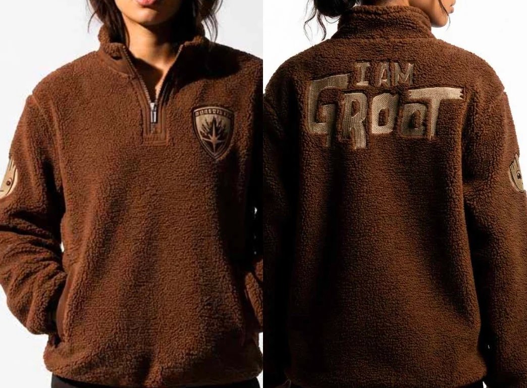 Pull Marvel I am Groot Veste Polaire Sherpa (XXL)