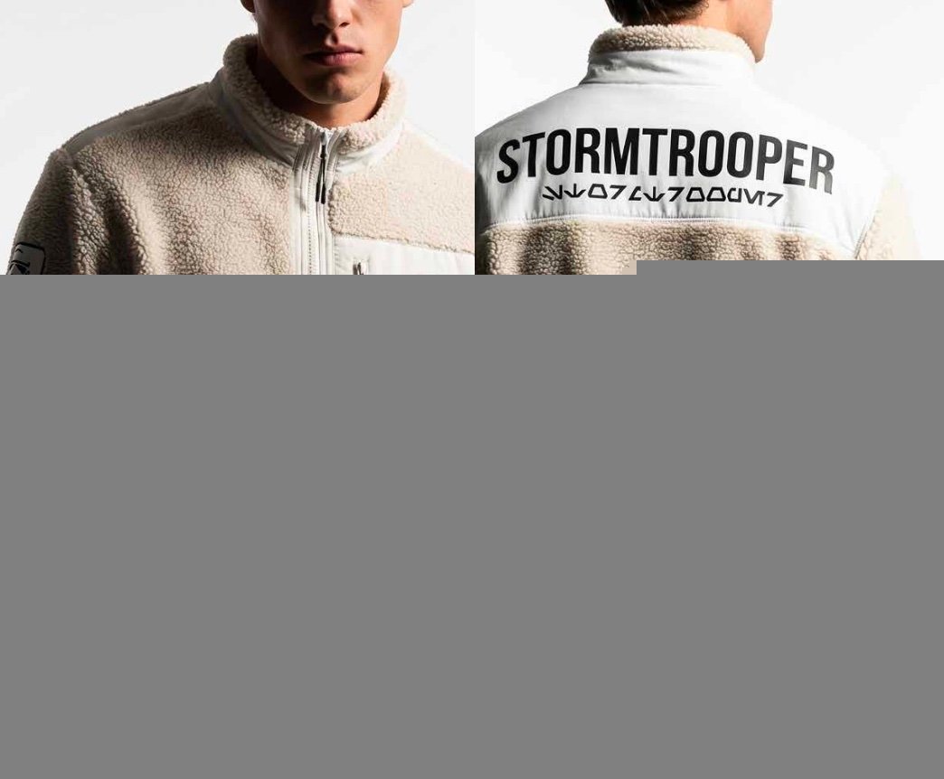 Pull Star Wars Stormtrooper Veste Polaire Sherpa (S)