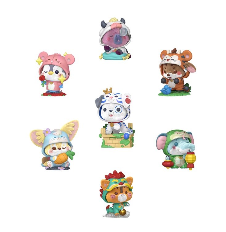 Blind box KIGUZOOMIES Premium avec Chase (6pcs)