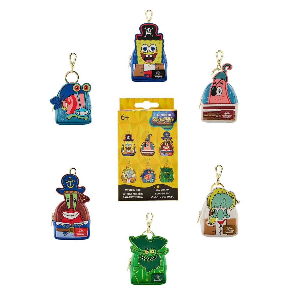Porte-clés Bob L'éPonge Mini Backpack Bag Charm Loungefly