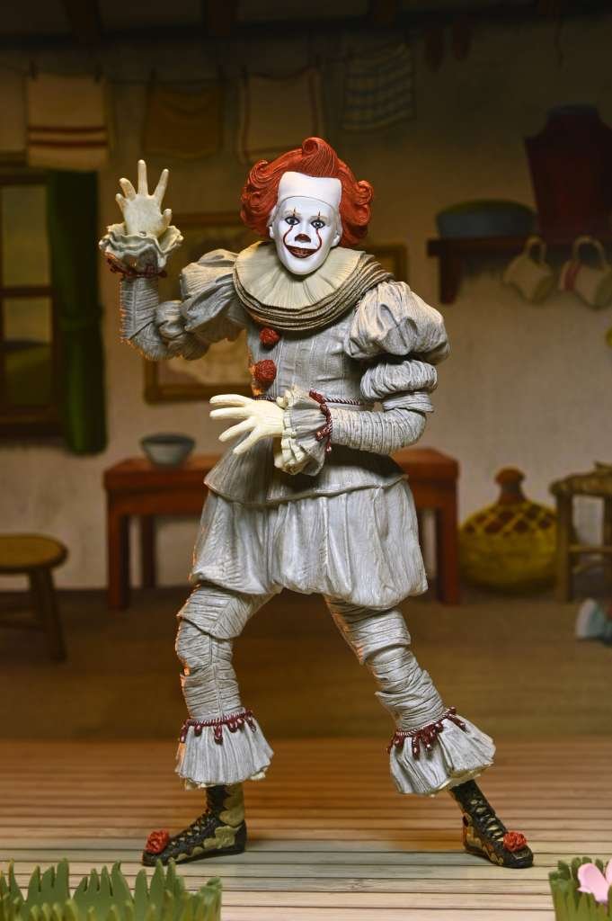Figurine Ca BIENVENUE A DERRY Bob en Pennywise Ultimate 17cm