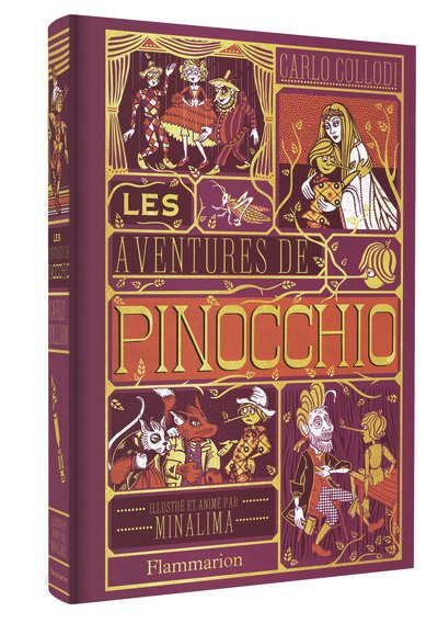 Livre Disney PINOCCHIO Illustration par Minalima