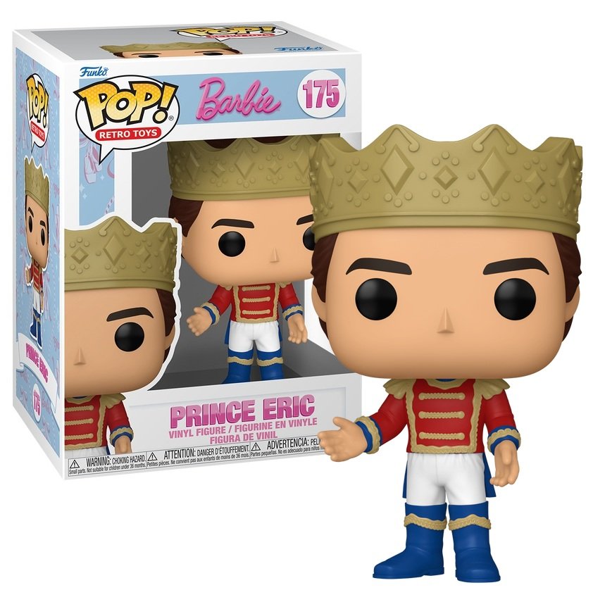 Pop Barbie DANS CASSE NOISETTE 25TH N° 175 Prince Eric avec Chase - Barbie