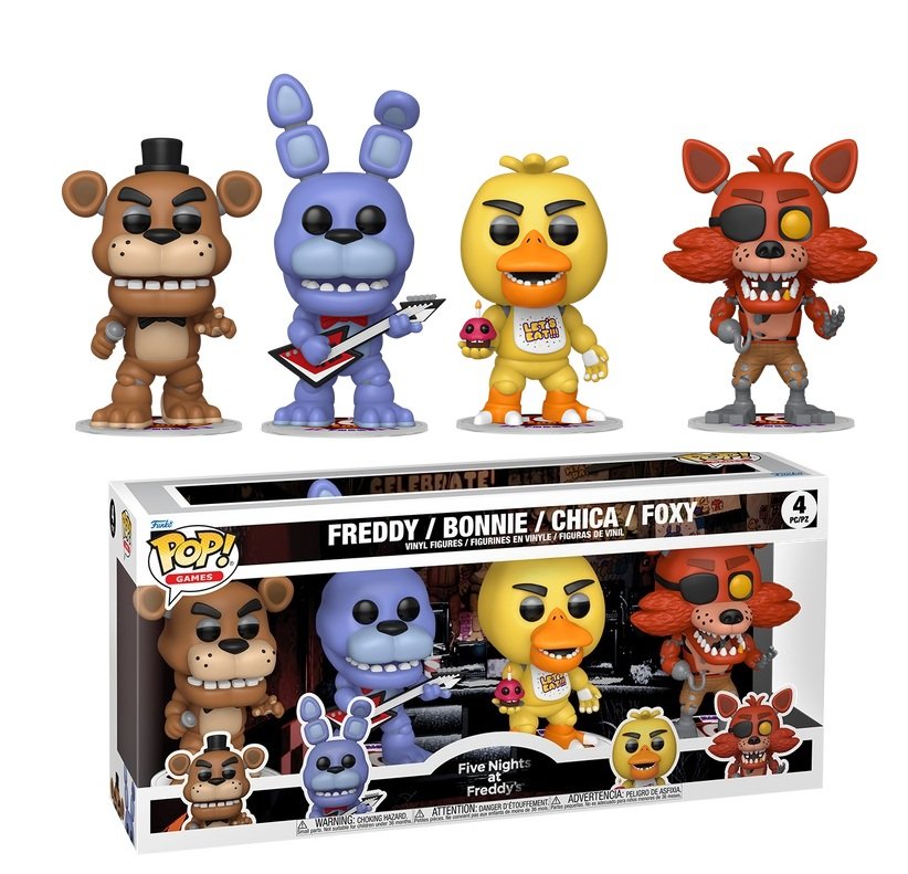 Pop Five Nights At Freddy 'S Games 4PK